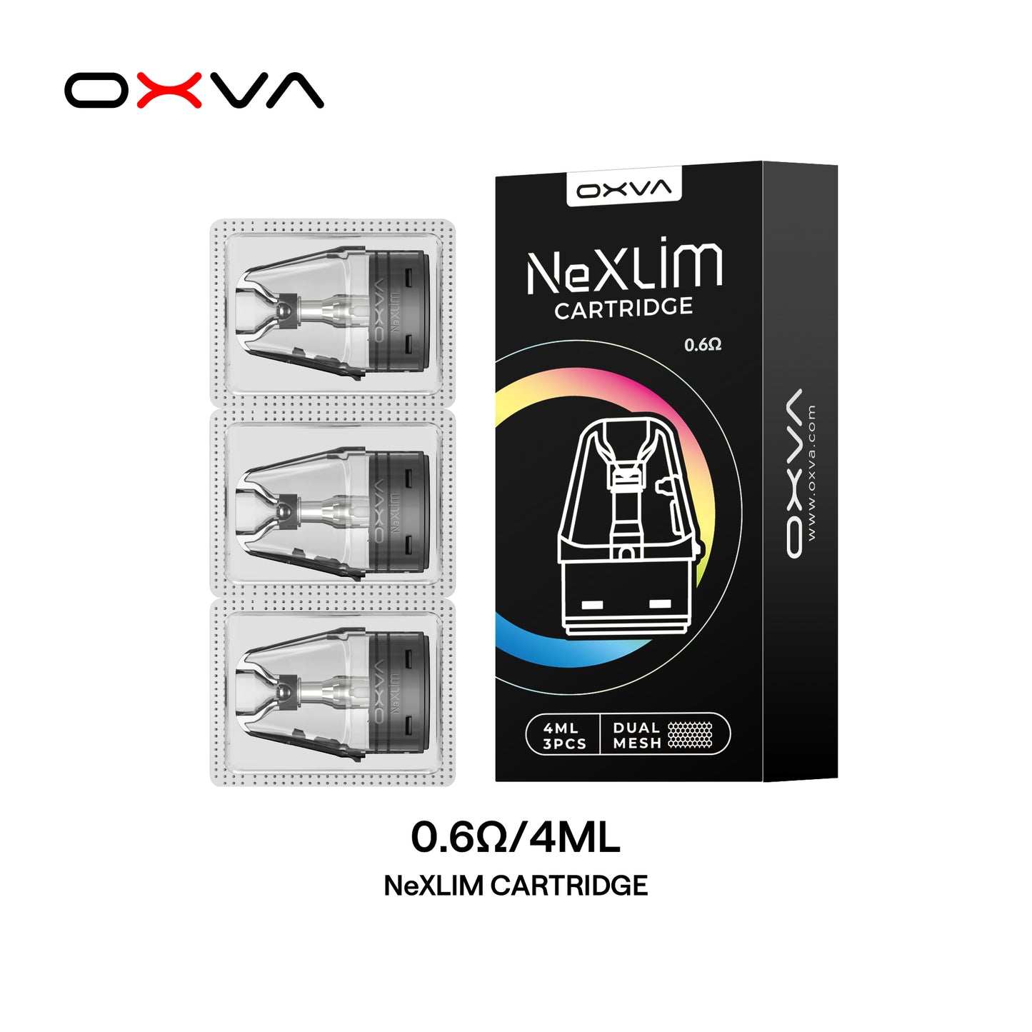 OXVA NEXLIM POD 0.6 OHM 3PCS/PACK