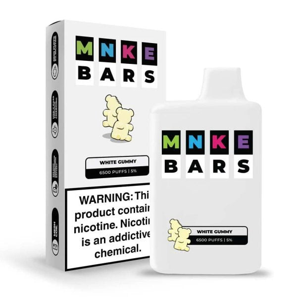 MNKE BARS WHITE GUMMY 6500 5%