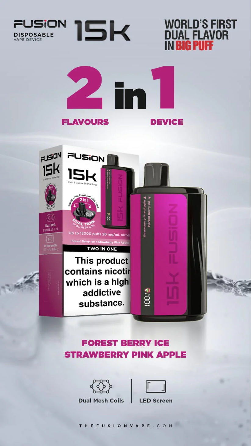 FUSION 15K FOREST BERRY-STRAW PINK APPLE