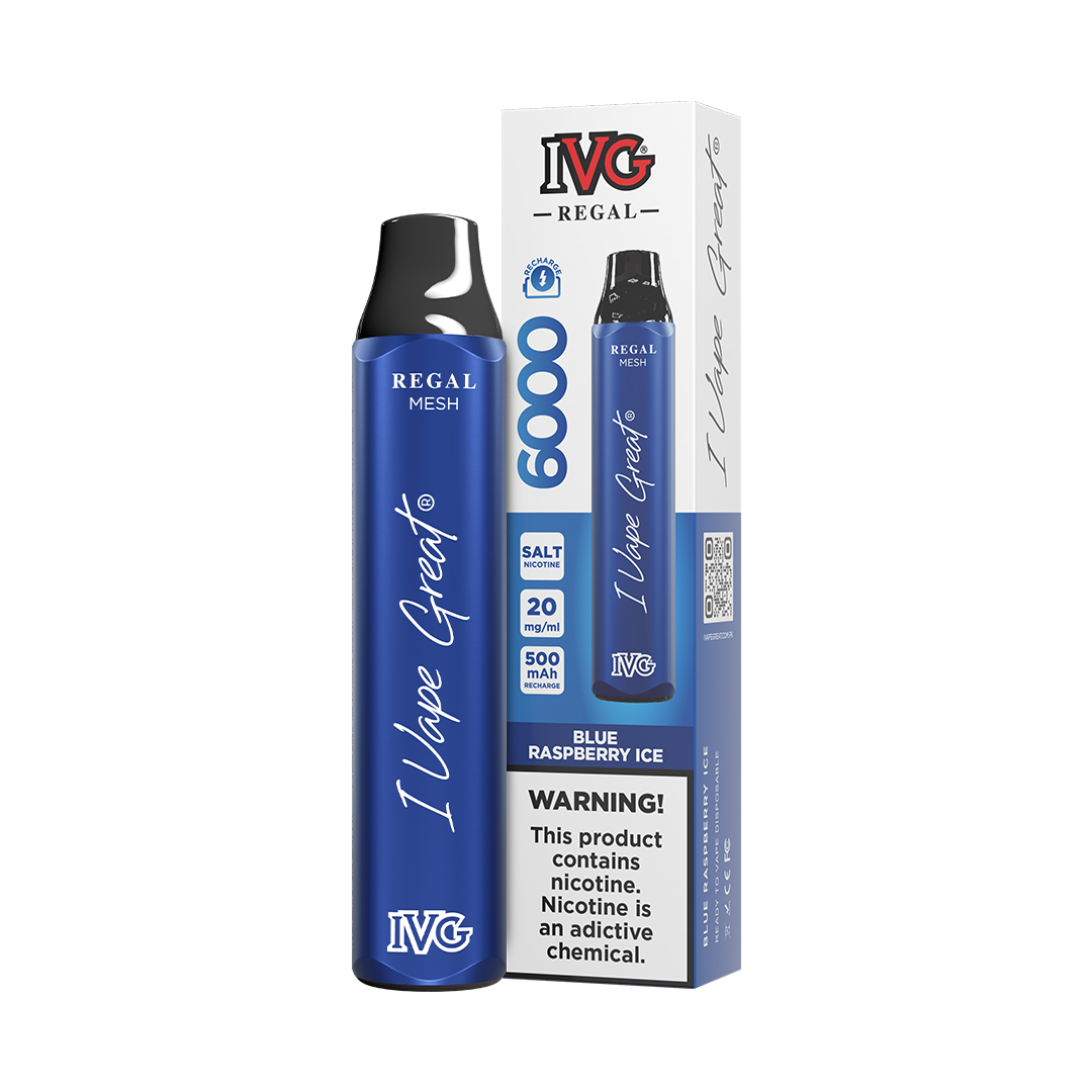 IVG REGAL BLUE RASBERRY ICE 20MG 6000P