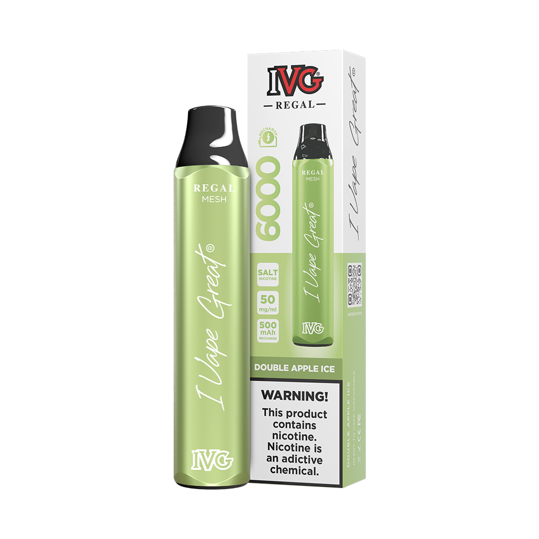 IVG REGAL DOUBLE APPLE ICE 50MG 6000P