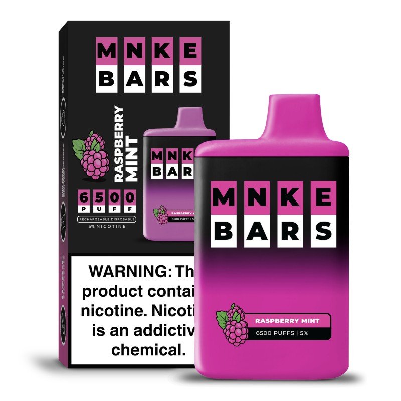 MNKE BARS RASBERRY MINT 2%