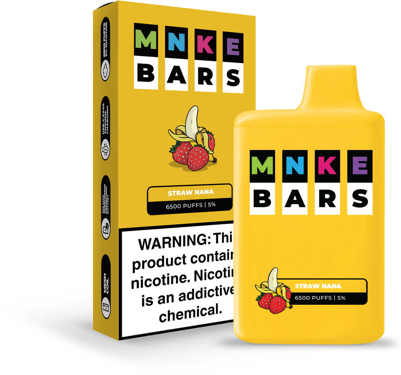 MNKE BARS STRAW NANA 6500 5%