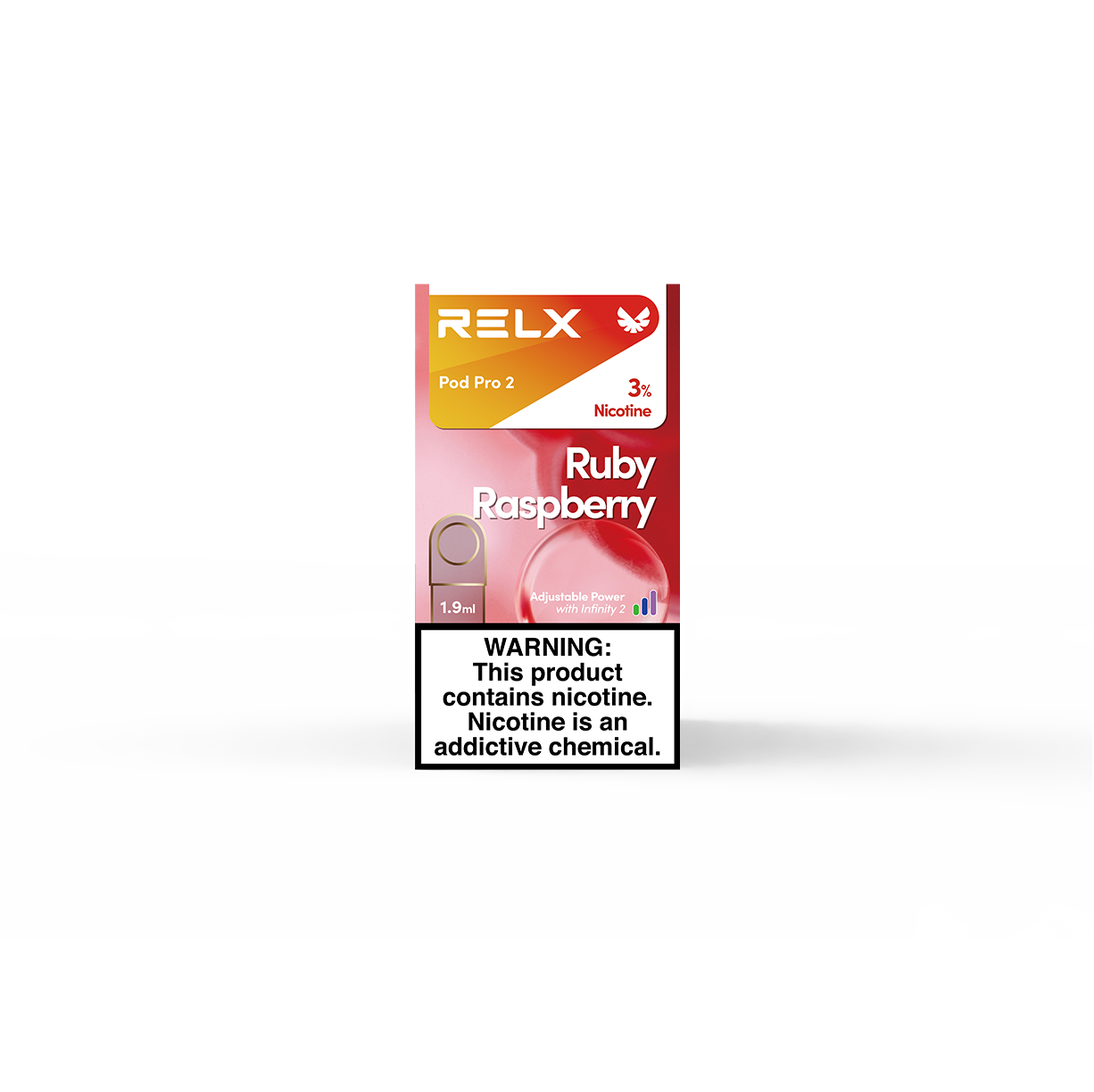 relx pod pro ruby raspberry Ruby Raspberry - 3% Nicotine