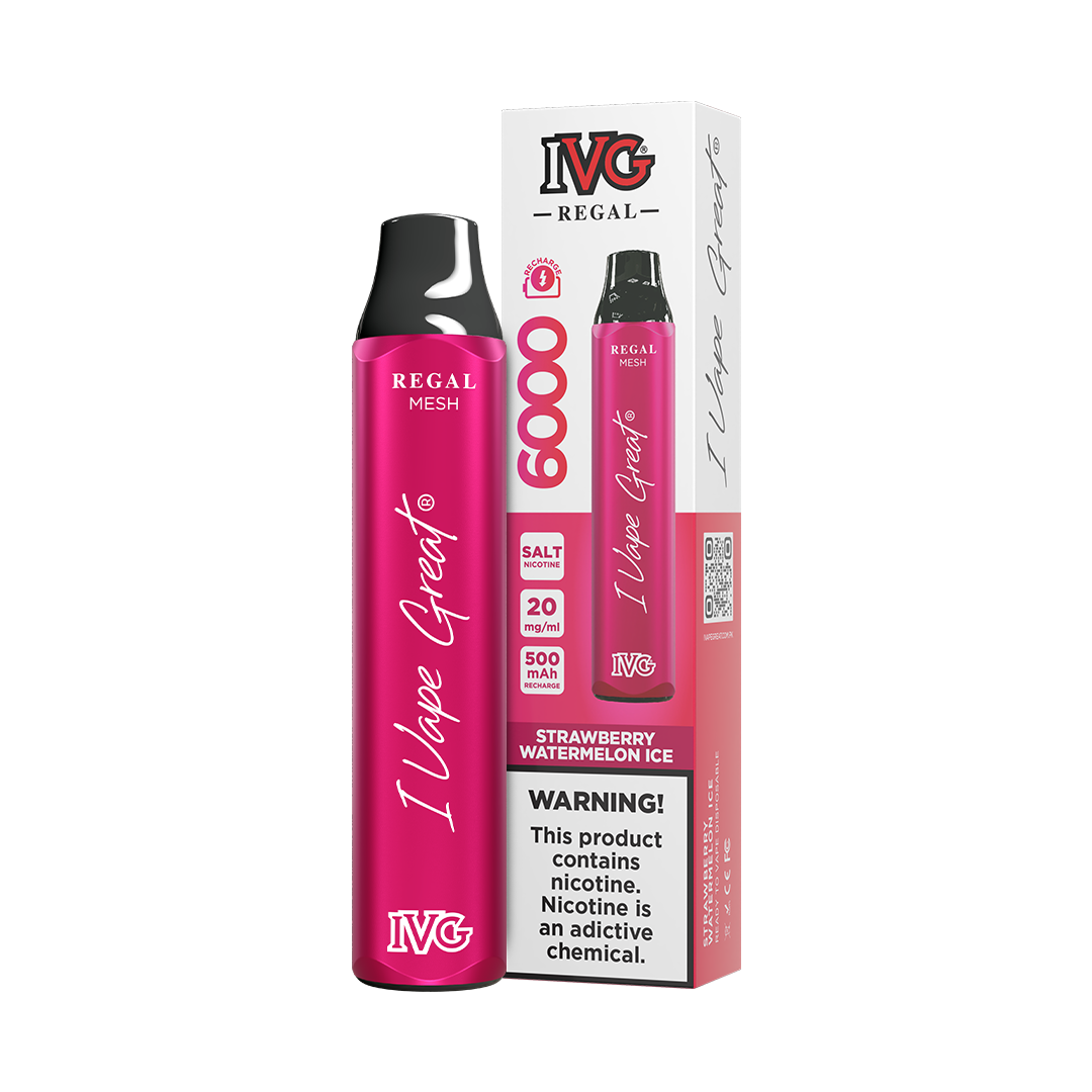 IVG REGAL STRAWBERRY WATER 6000 PUFF