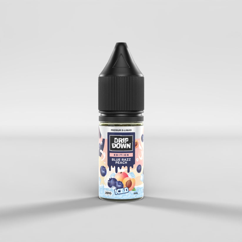 DRIP DOWN EDITION BLUE RAZZ PEACH 25MG 1