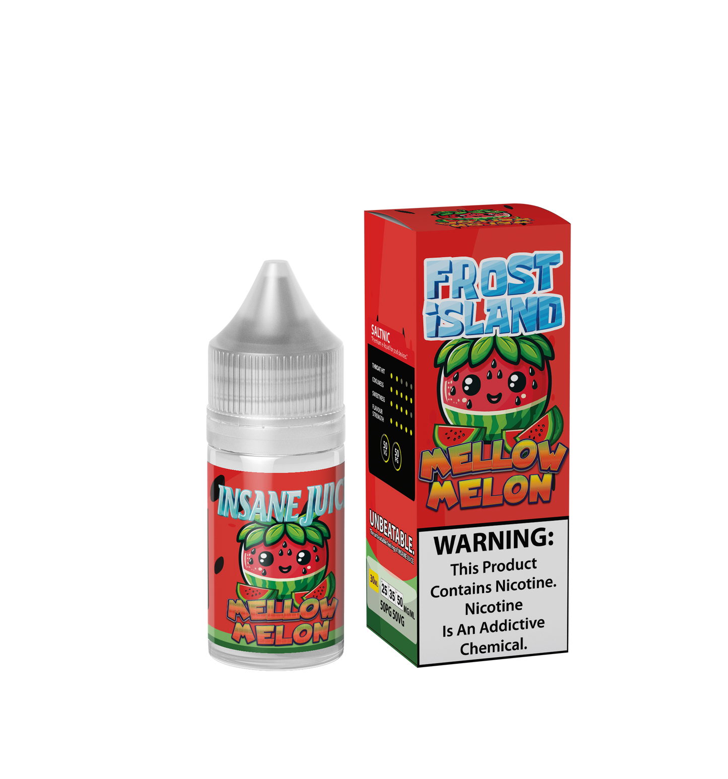INSANE FROST ISLAND MELLOW MELON 50MG 30