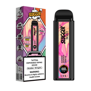 SLUGGER BEAST DISPOSABLE 10K PUFFS - RASPBERRY GRAPFRUIT LEMON ICE