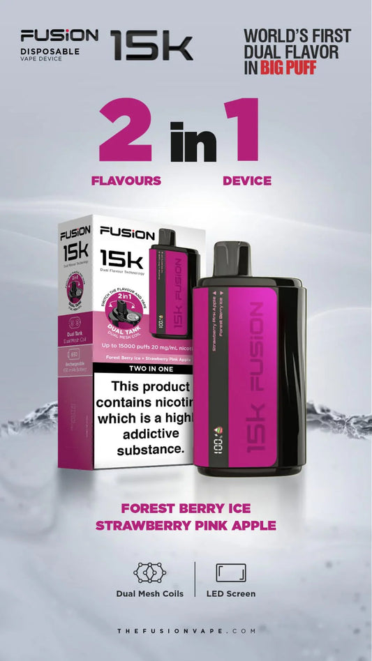 FUSION 15K FOREST BERRY-STRAW PINK APPLE