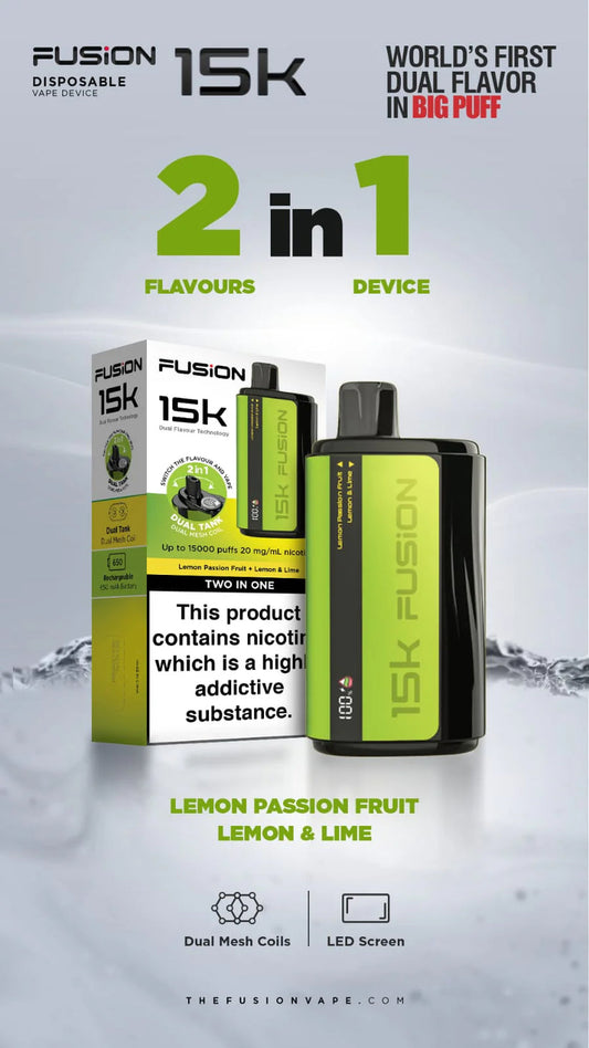 FUSION 15K LEMON PASSION FRUIT-LEMON LIM