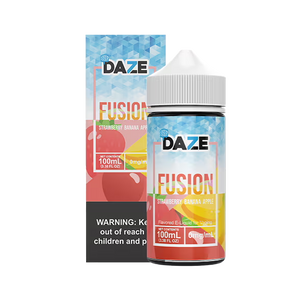 DAZE FUSION STRAWBERRY BANANA APPLE ICED 100ML