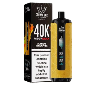 AL FAKHER CROWN BAR MEGA MAX 40K PUFFS MANGO PINEAPPLE