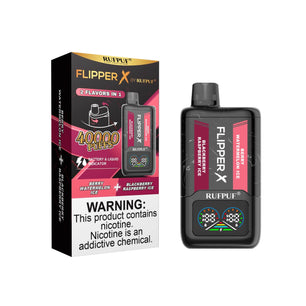 FLIPPER X 40K BERRY WATERMELON ICE + BLACKBERRY RASPBERRY ICE