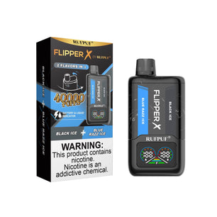 FLIPPER X 40K PUFFS BLACK ICE + BLUE RAZZ ICE