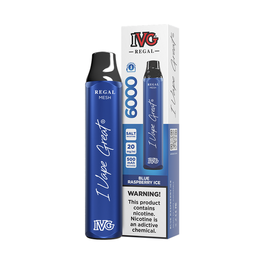 IVG REGAL BLUE RASBERRY ICE 20MG 6000P