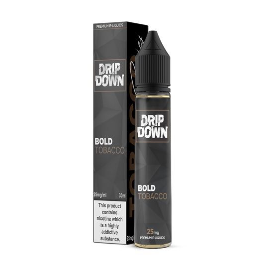 DRIP DOWN BOLD TOBACCO 50MG 30ML