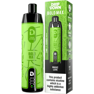 DRIP DOWN BOLD MAX 15000 PUFFS DISPOSABLE - MAGIC-LOVE