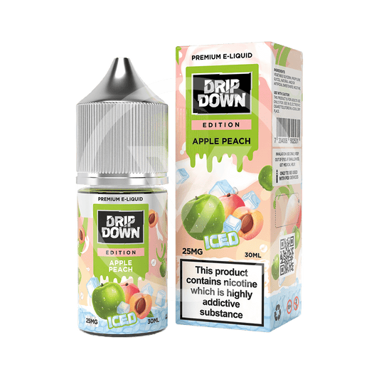 DRIP DOWN APPLE PEACH ICED 25MG 30ML