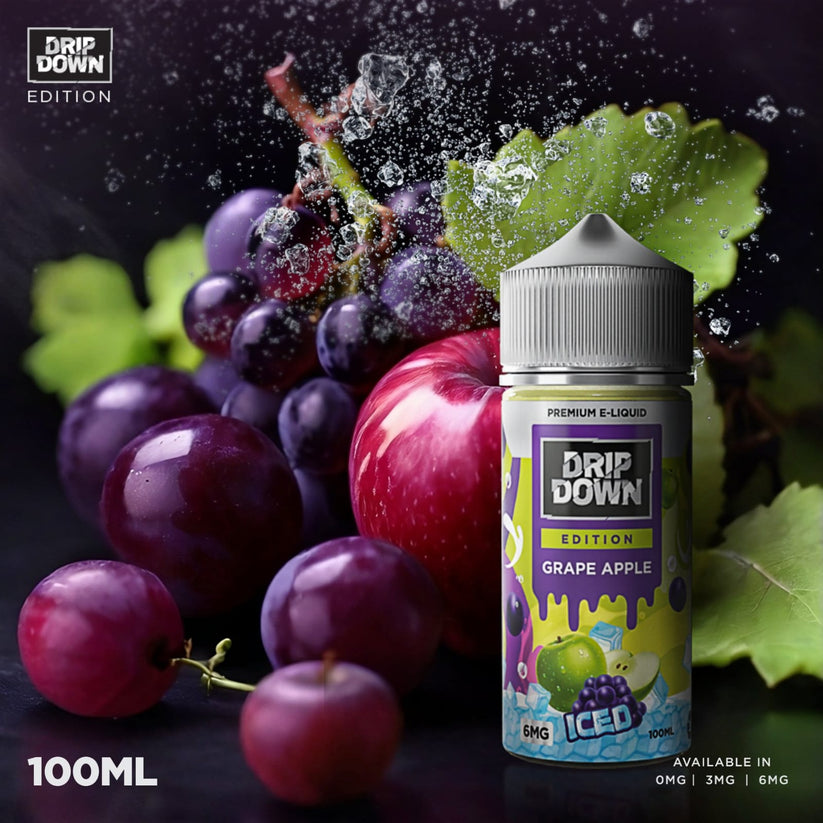 DRIP DOWN GRAPE APPLE ICED 50MG 30ML