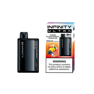 INFINITY ULTRA 8000 PUFFS MANGO BLACKCURRANT GUAVA ICE