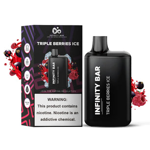 INFINITY BAR DISPOSABLE 5000 PUFFS - TRIPLE BERRIES ICE
