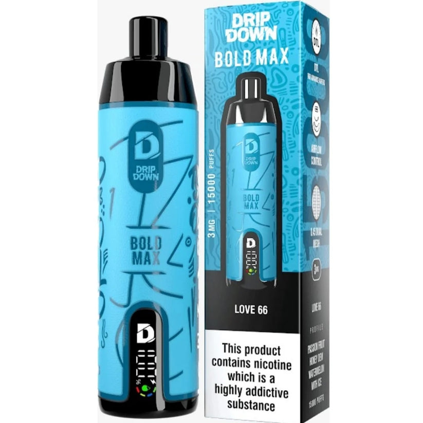 DD BOLD MAX (DTL) LOVE 66 0MG 15K PUFF