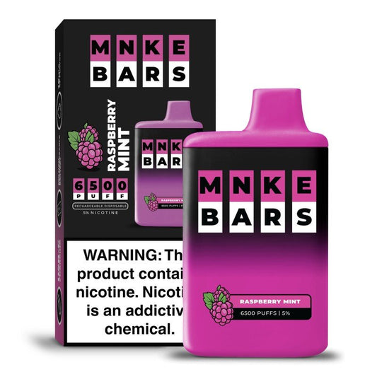 MNKE BARS RASBERRY MINT 5%