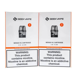 geekvape Wenax H1 replacement pod Cartridge 2.5ml