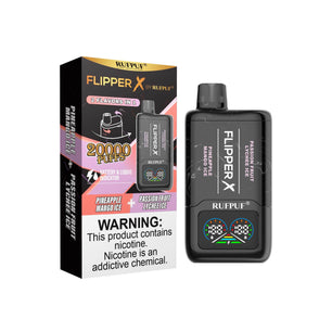 FLIPPER X 20K PUFFS - Pineapple Mango Ice + Passion Fruit Lychee Ice
