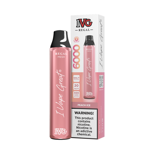 IVG REGAL PEACH ICE 20MG 6000P