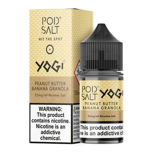POD SALT YOGI PEANUT BUTTER BANANA 30ML