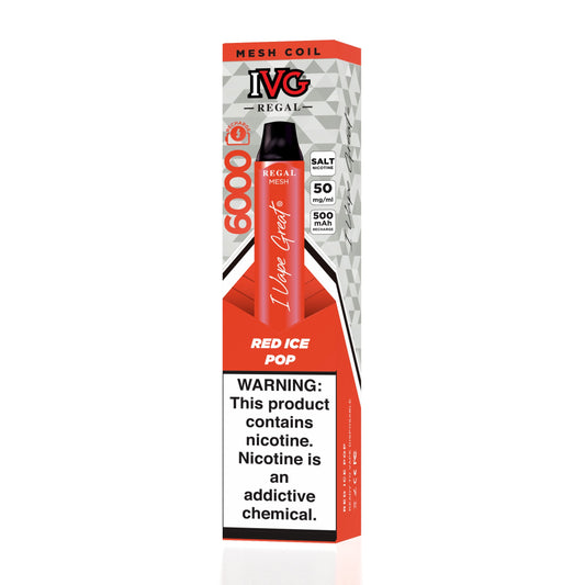 IVG REGAL RED ICE POP 6000 PUFF