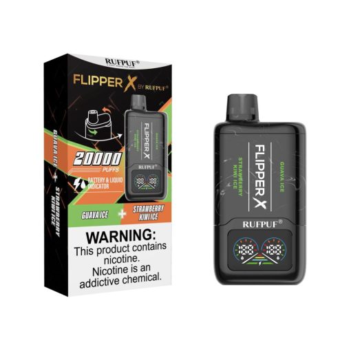 FLIPPER 20K GUAVA ICE + STRAW KIWI ICE