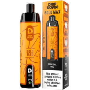 DRIP DOWN BOLD MAX 15000 PUFFS DISPOSABLE - TROPICAL TRIO