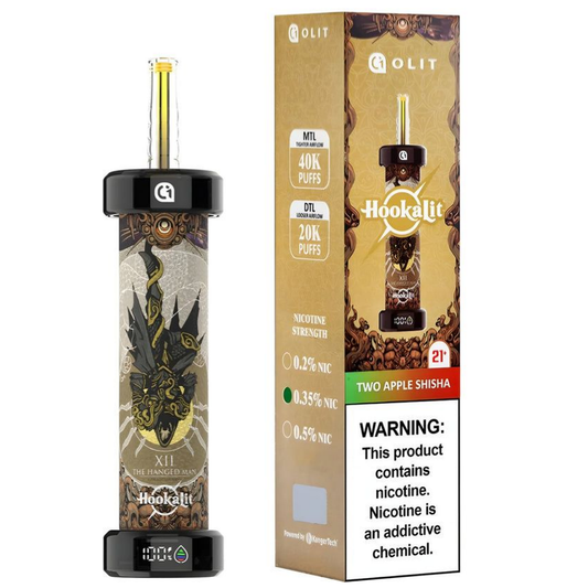 OLIT 40K TWO APPLE SHISHA