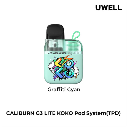 UWELL CALIBURN G3 LITE GRAFITI CYAN