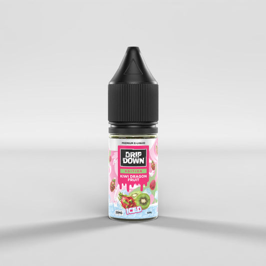 DRIP DOWN KIWI DRAGON FRUIT  ICED 25MG 3