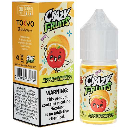 TOKYO CRAZY FRUIT APPLE ORANGE 50MG 30ML