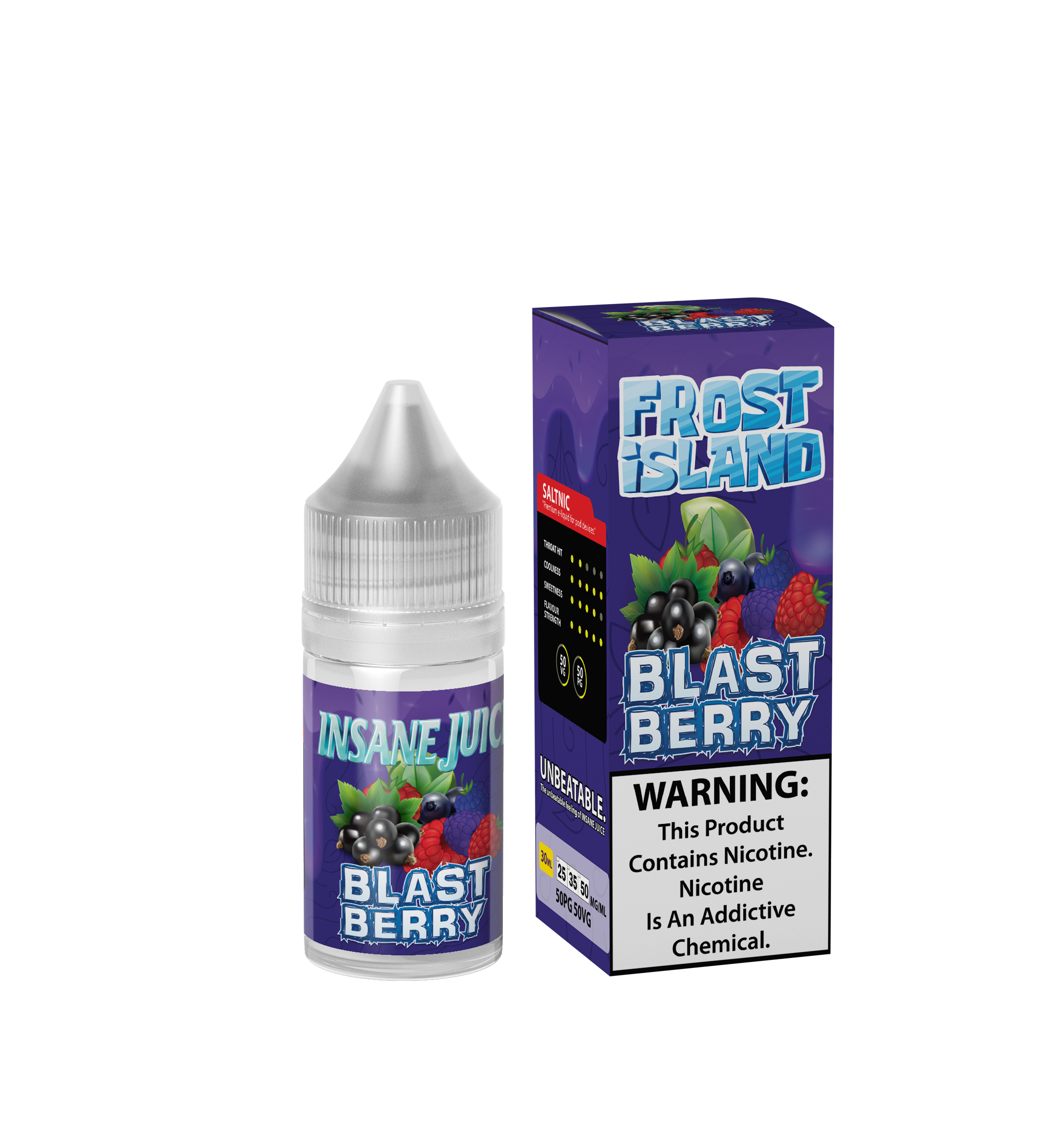 INSANE FROST ISLAND BLAST BERRY - 50MG 3