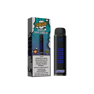 SLUGGER DISPOSABLE 6000 PUFFS BLUE RAZZ GRAPE LEMON