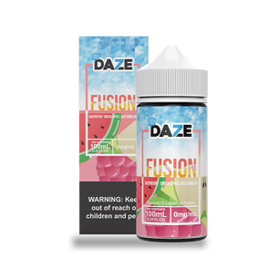 DAZE FUSION RASPBERRY GREEN APPLE WATERMELON ICED 100ML