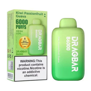 DRAGBAR DISPOSABLE 6000 PUFFS - KIWI PASSION FRUIT GUAVA