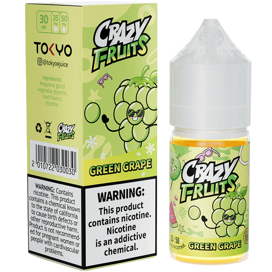 TOKYO CRAZY FRUIT GREEN GRAPE 35MG 30ML