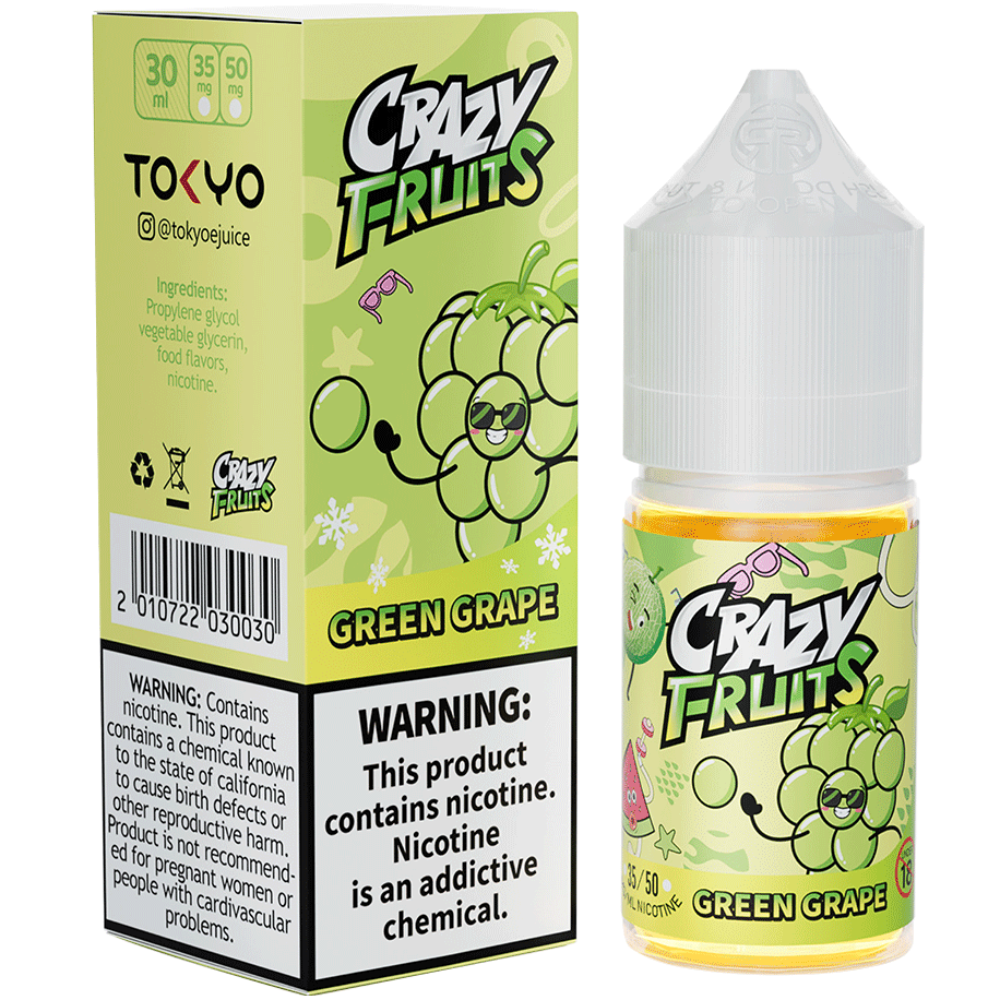 TOKYO CRAZY FRUIT GREEN GRAPE 50MG