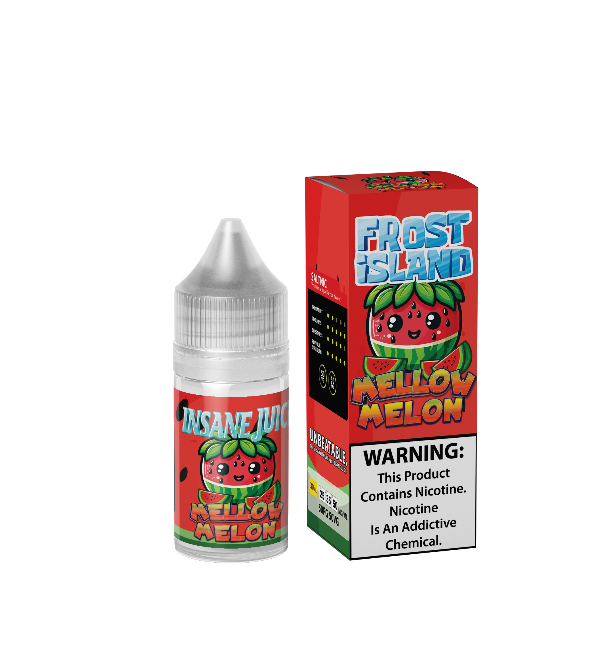 INSANE FROST ISLAND MELLOW MELON 50MG 30