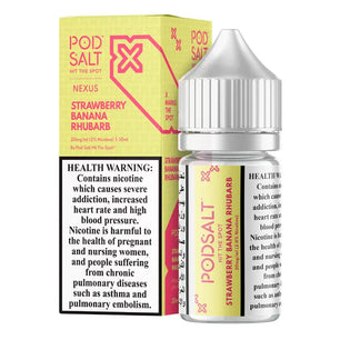POD SALT STRAW BANANA RHUBARB 30ML