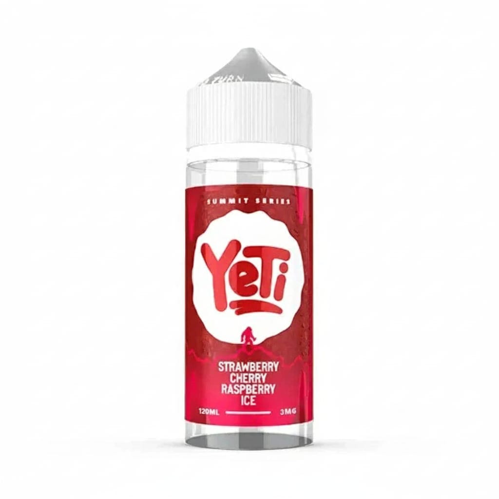 YETI STRAWBERRY CHERRY RASPBERRY ICE 3MG 120ML